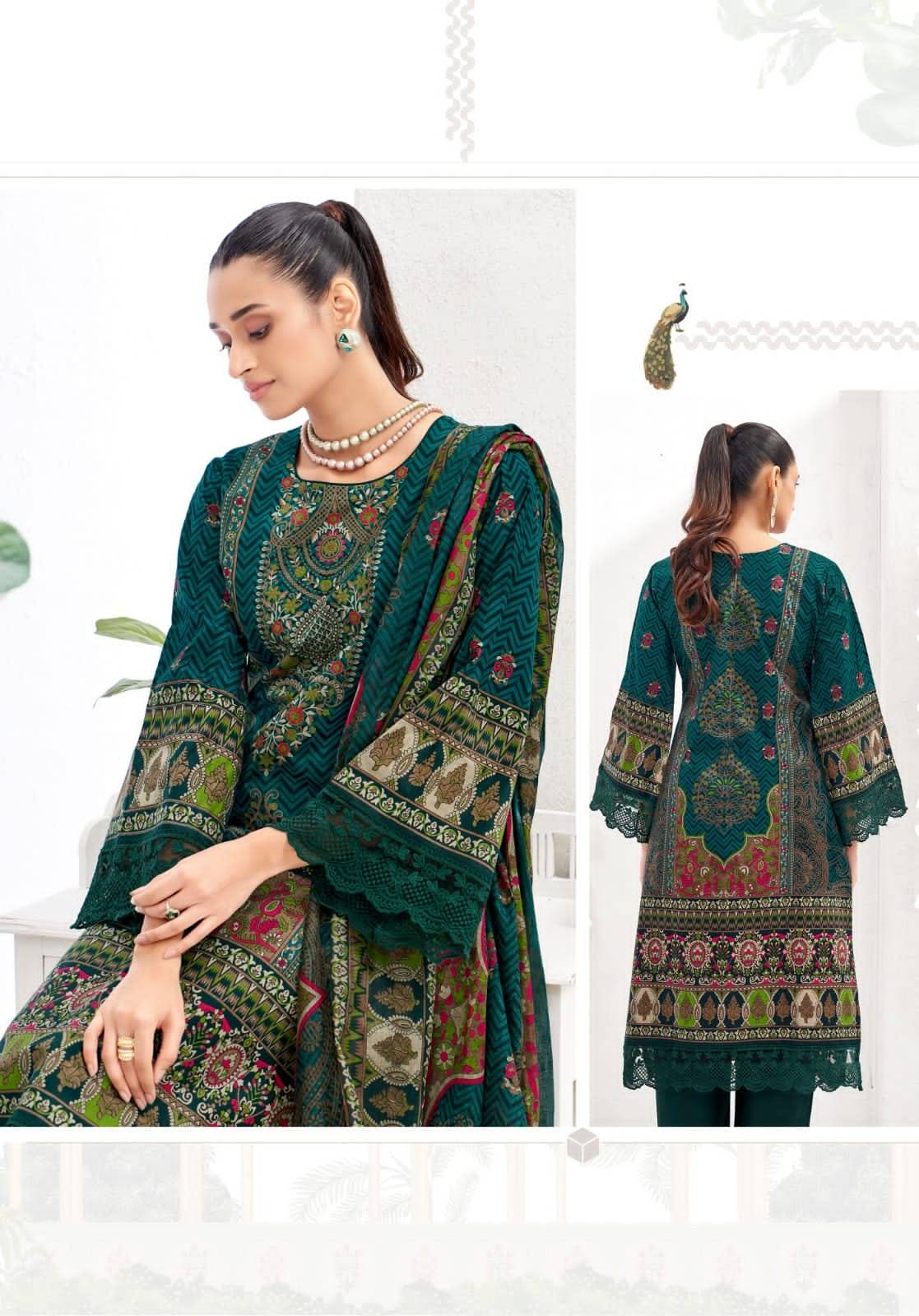 Mayur gulshan vol-01 karachi cotton wholesale dress material